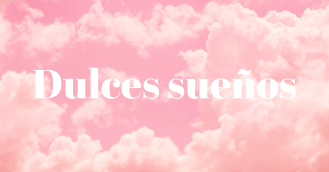 A la hora de acostarse en la nube pink modern-simple
