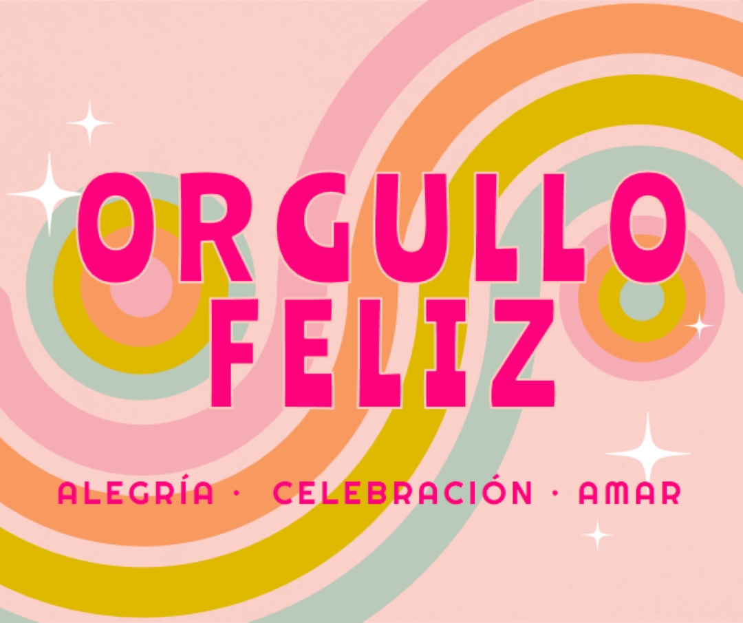 Alegría, celebración, amor pink vintage-retro
