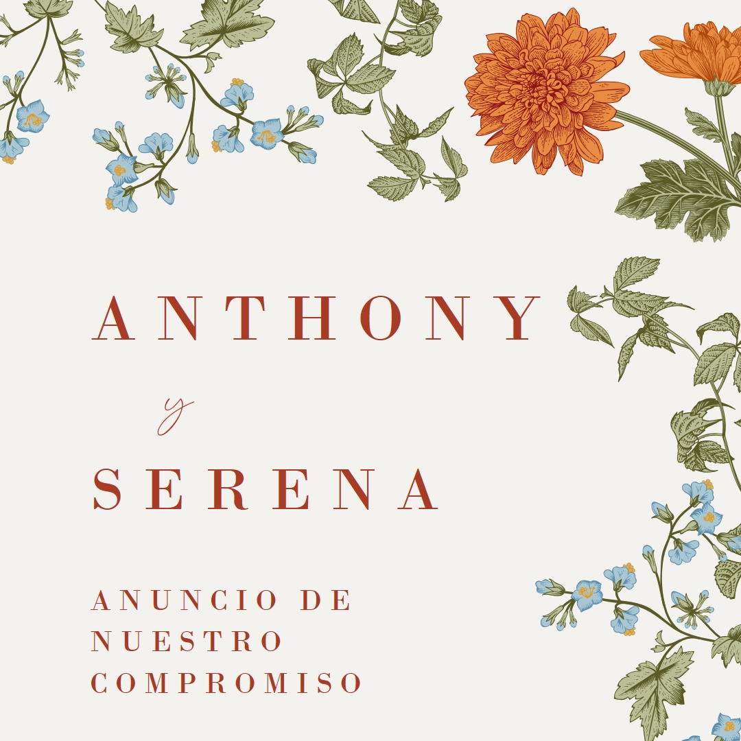 Flores de amor white vintage-botanical