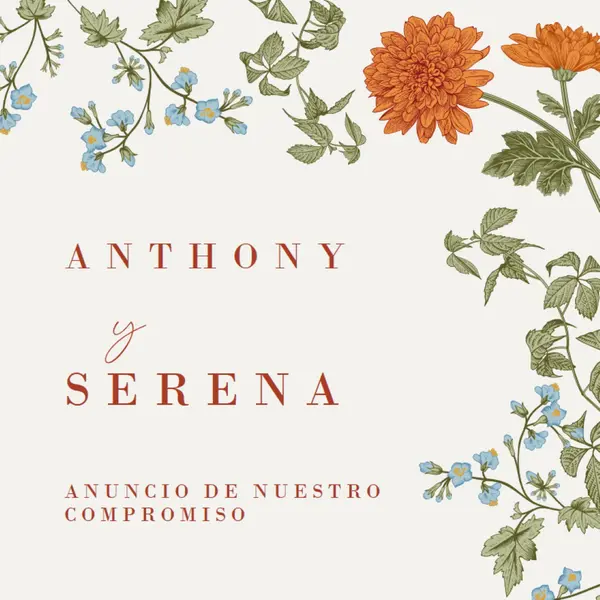 Flores de amor white vintage-botanical