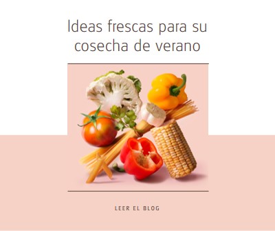 Cosecha de verano pink modern-simple