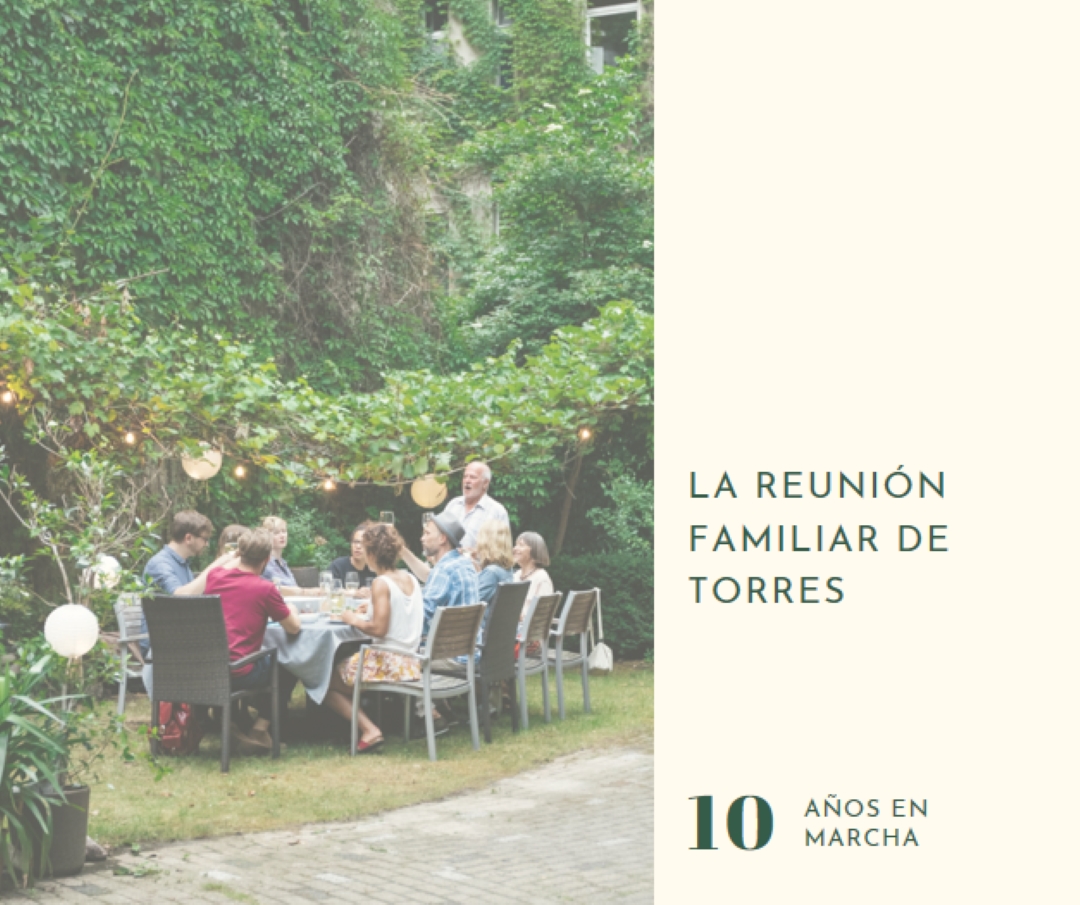 Cena familiar green modern-simple