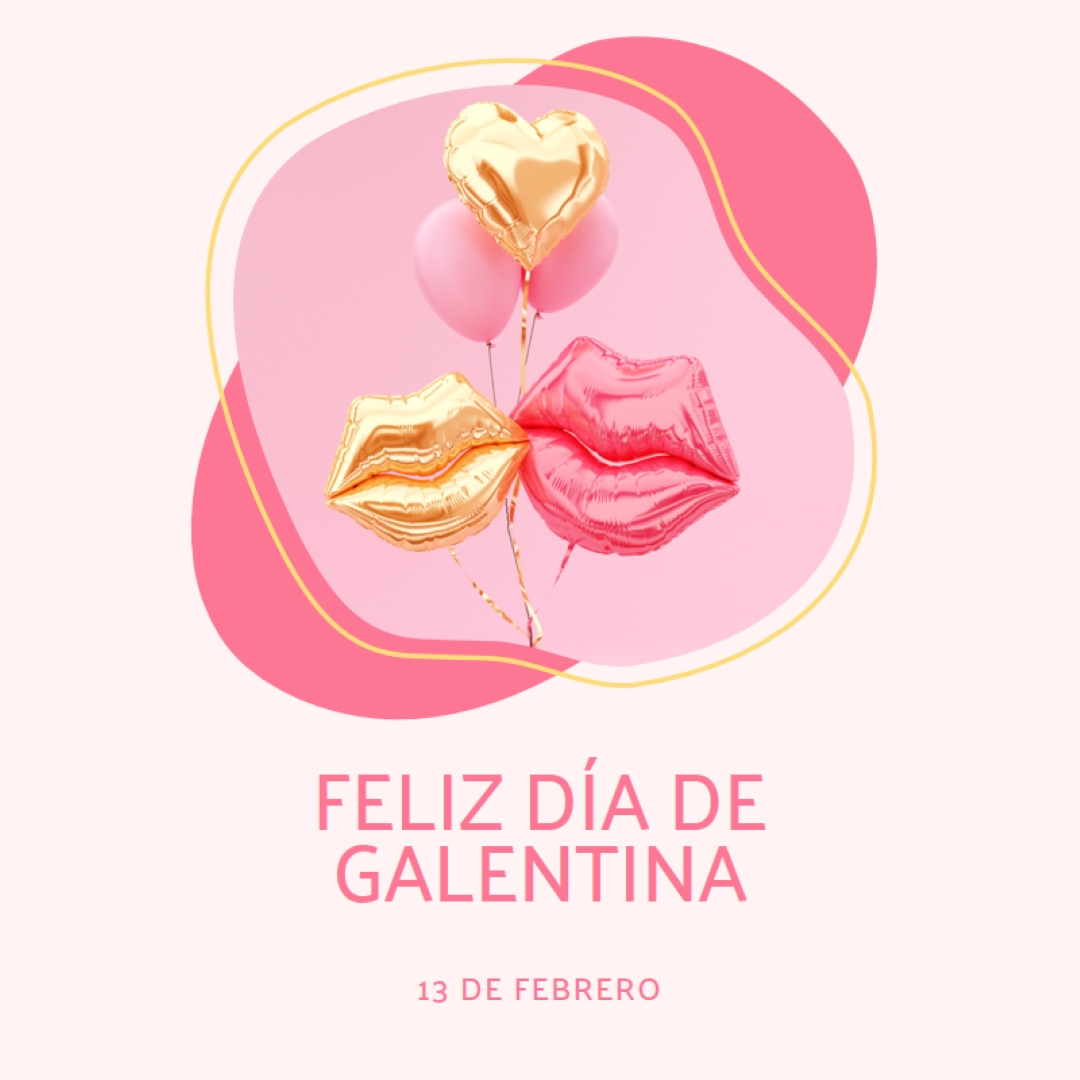 Feliz Día de San Valentín, gal white organic-simple