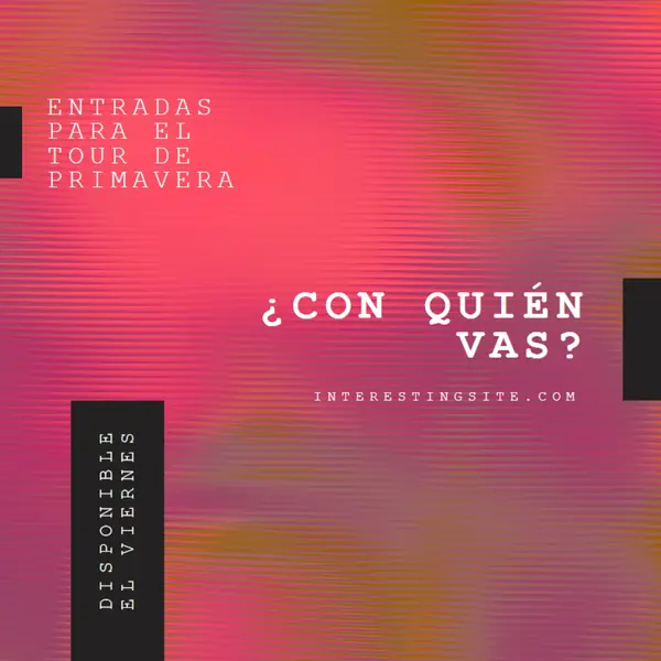 Luces de conciertos pink modern-bold