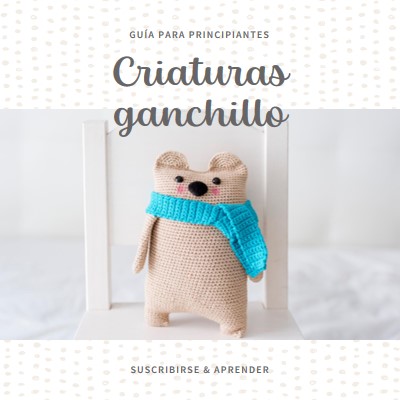 Guía de ganchillo para principiantes white organic-simple