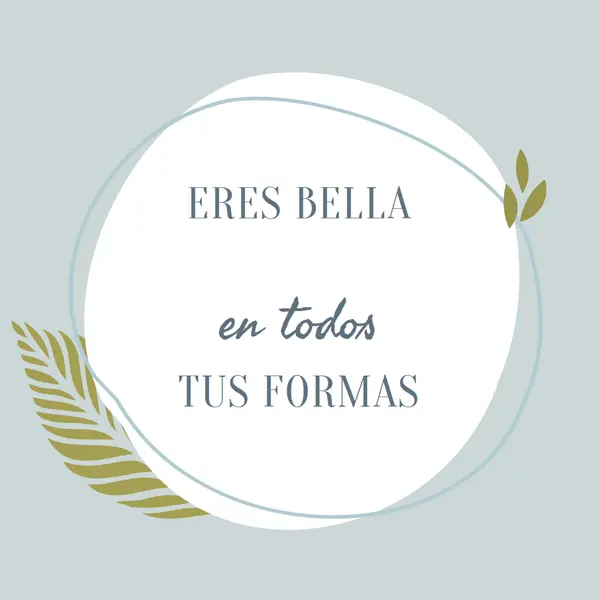 Hermoso en todas tus formas blue organic-simple