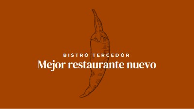 Somos el mejor restaurante nuevo red modern-simple