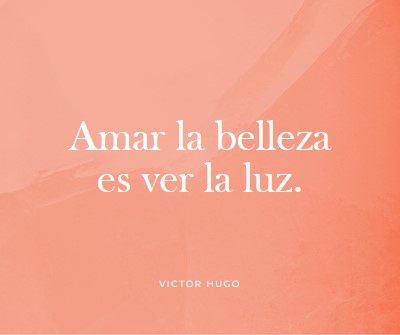 Amor, belleza y luz pink modern-simple