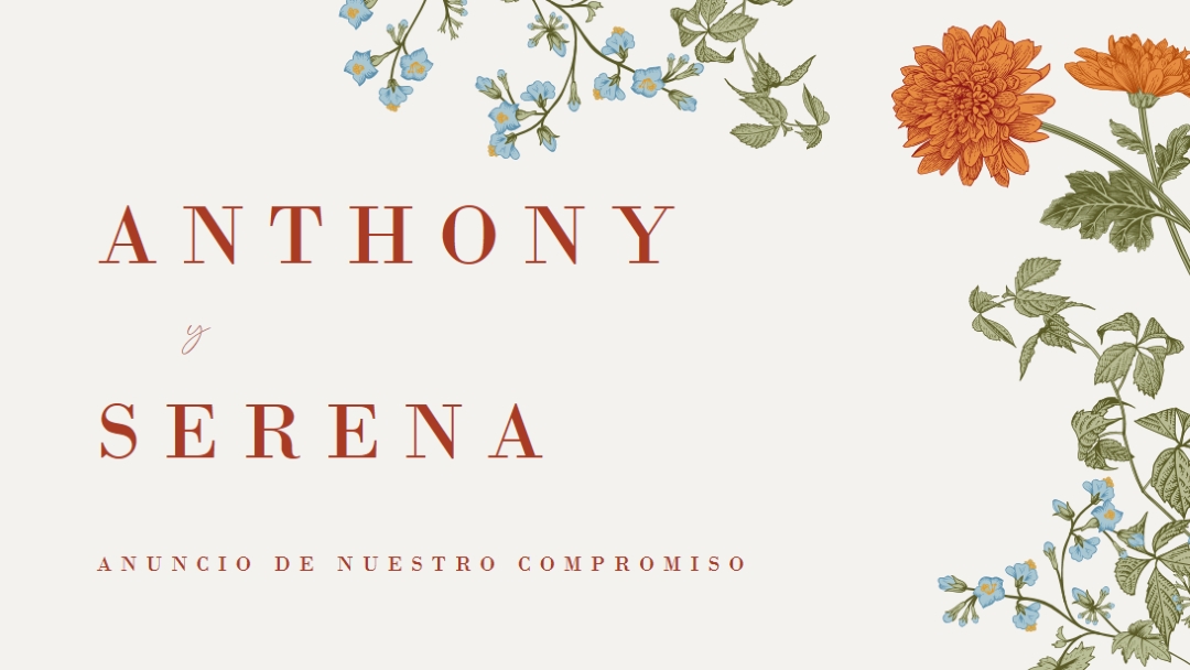 Flores de amor white vintage-botanical