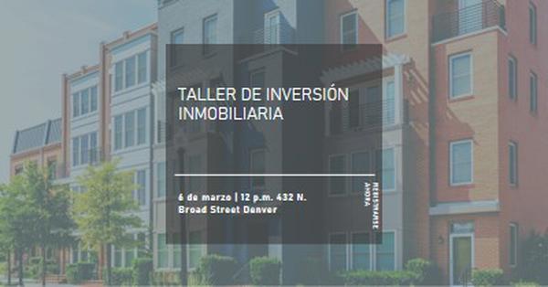 Inversión urbana blue modern-simple