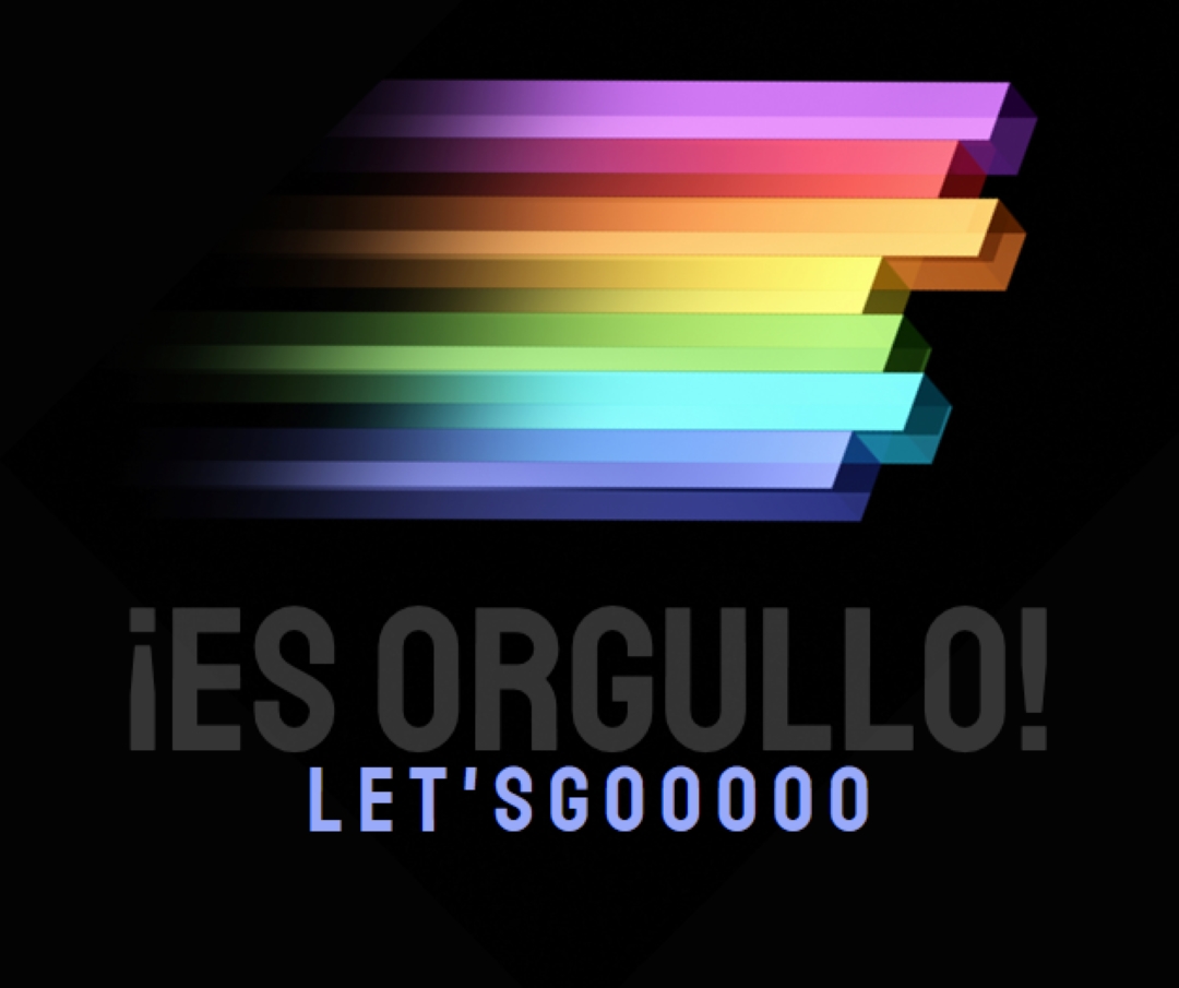 Celebra tu orgullo black modern-bold