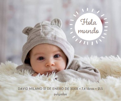 Hola mundo gray modern-simple