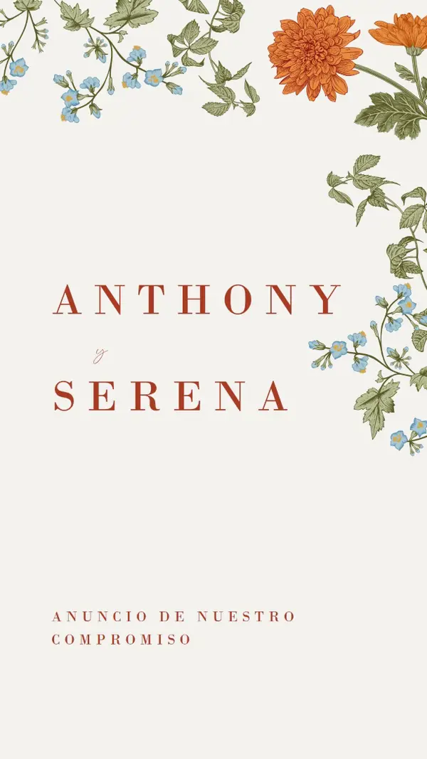 Flores de amor white vintage-botanical