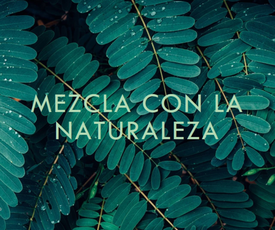 Mezclar con la naturaleza green modern-simple