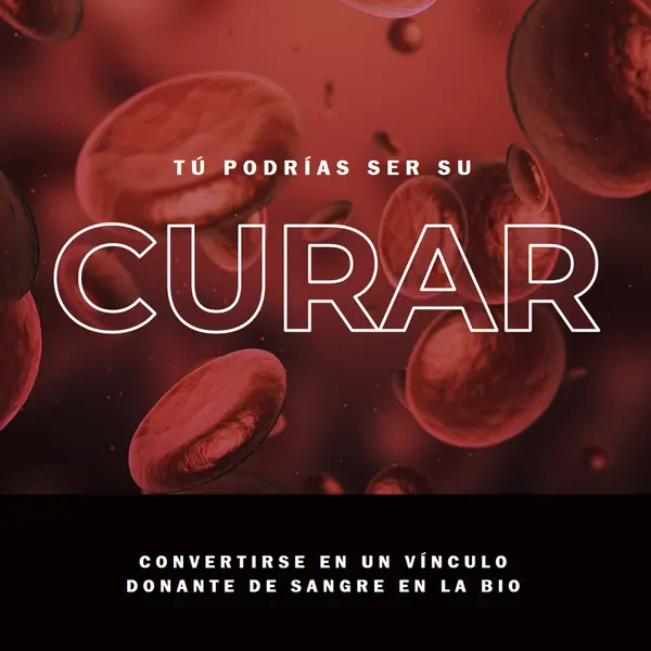 Convertirse en donante de sangre red modern-simple