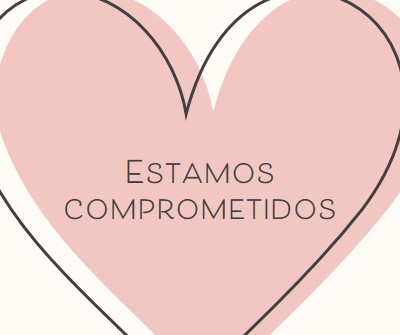 Todo corazón pink modern-simple