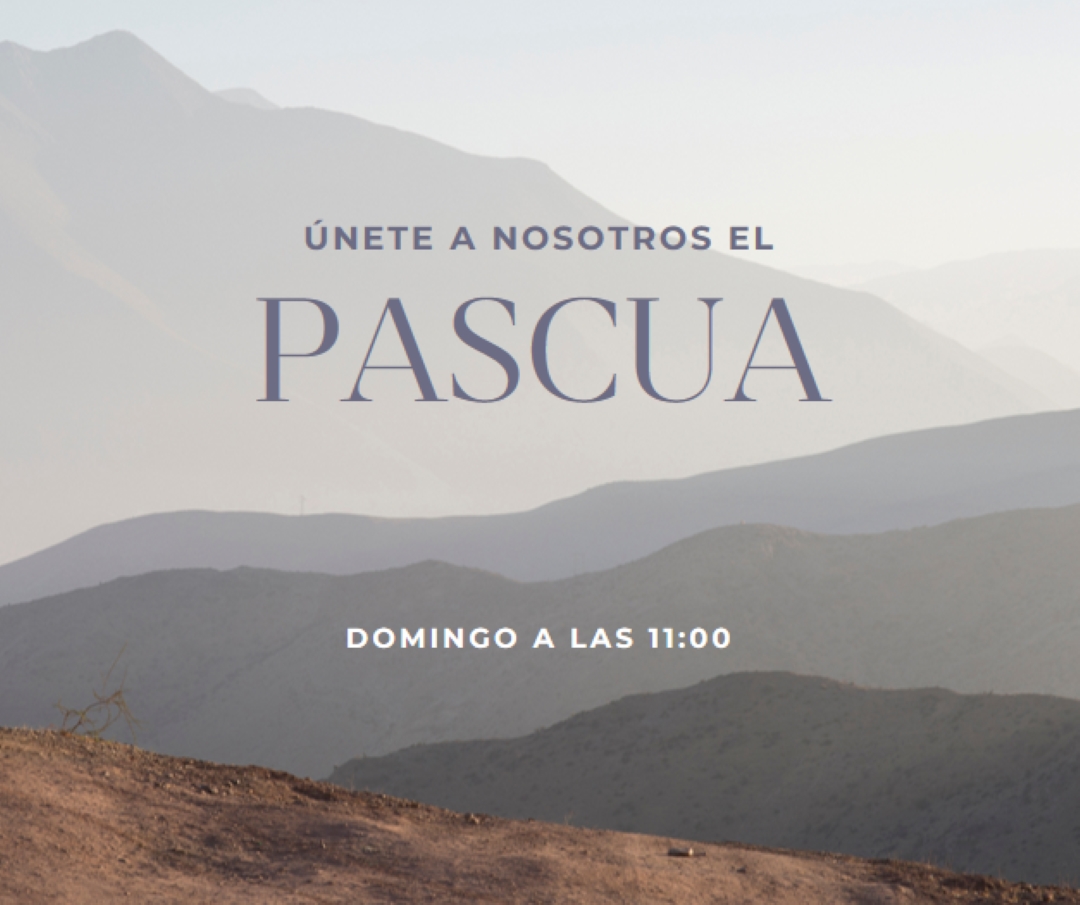 Únete a nosotros el Domingo de Pascua gray modern-simple