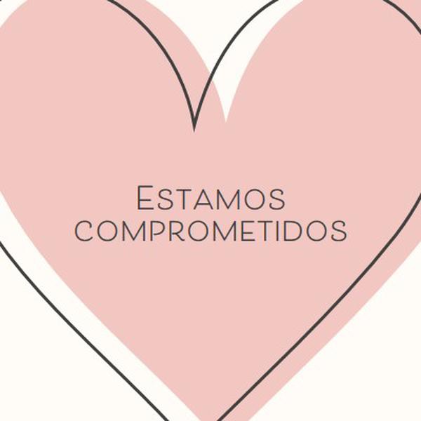 Todo corazón pink modern-simple