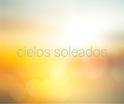 Cielos soleados yellow modern-simple