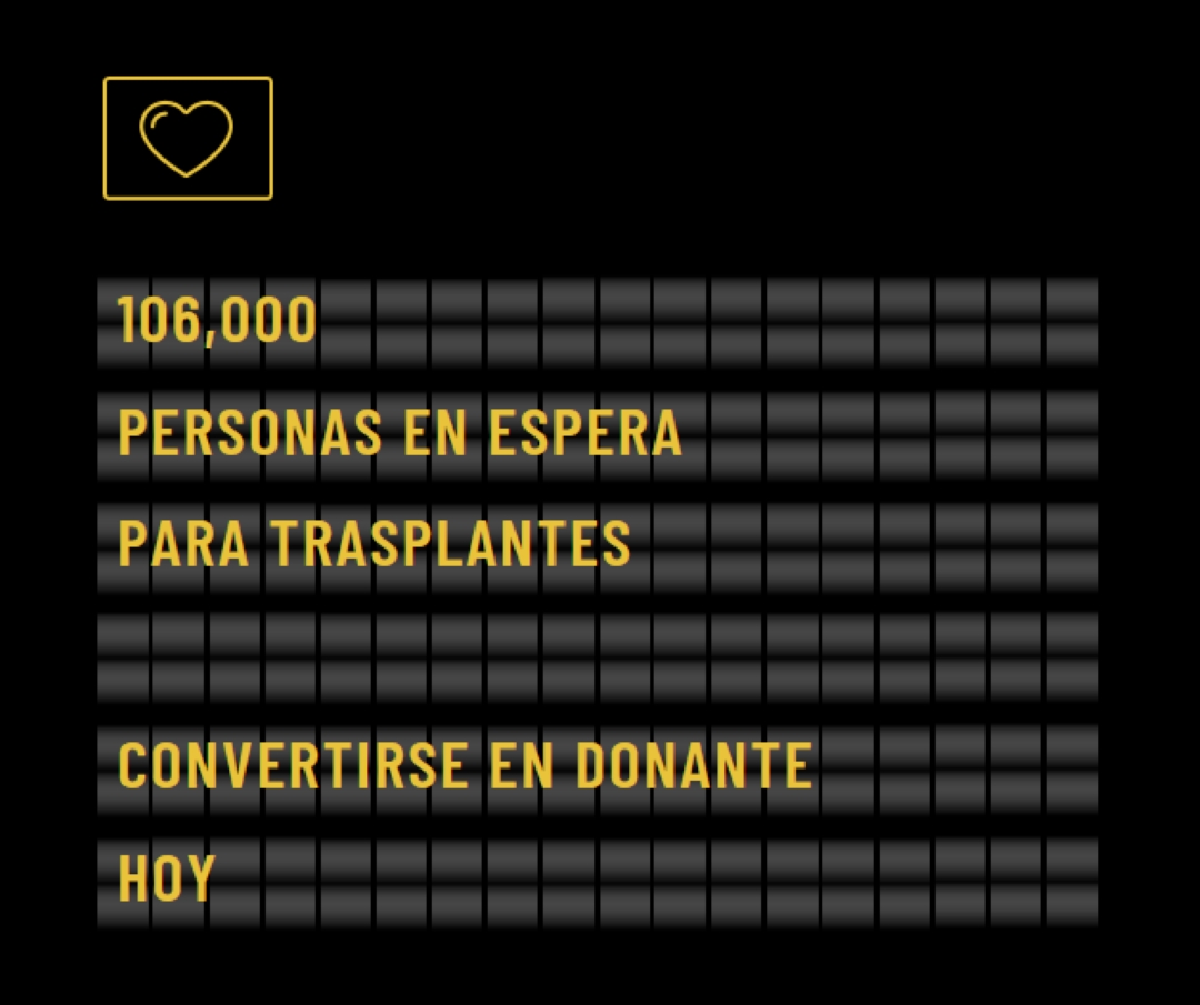 Convertirse hoy en donante de órganos black modern-bold