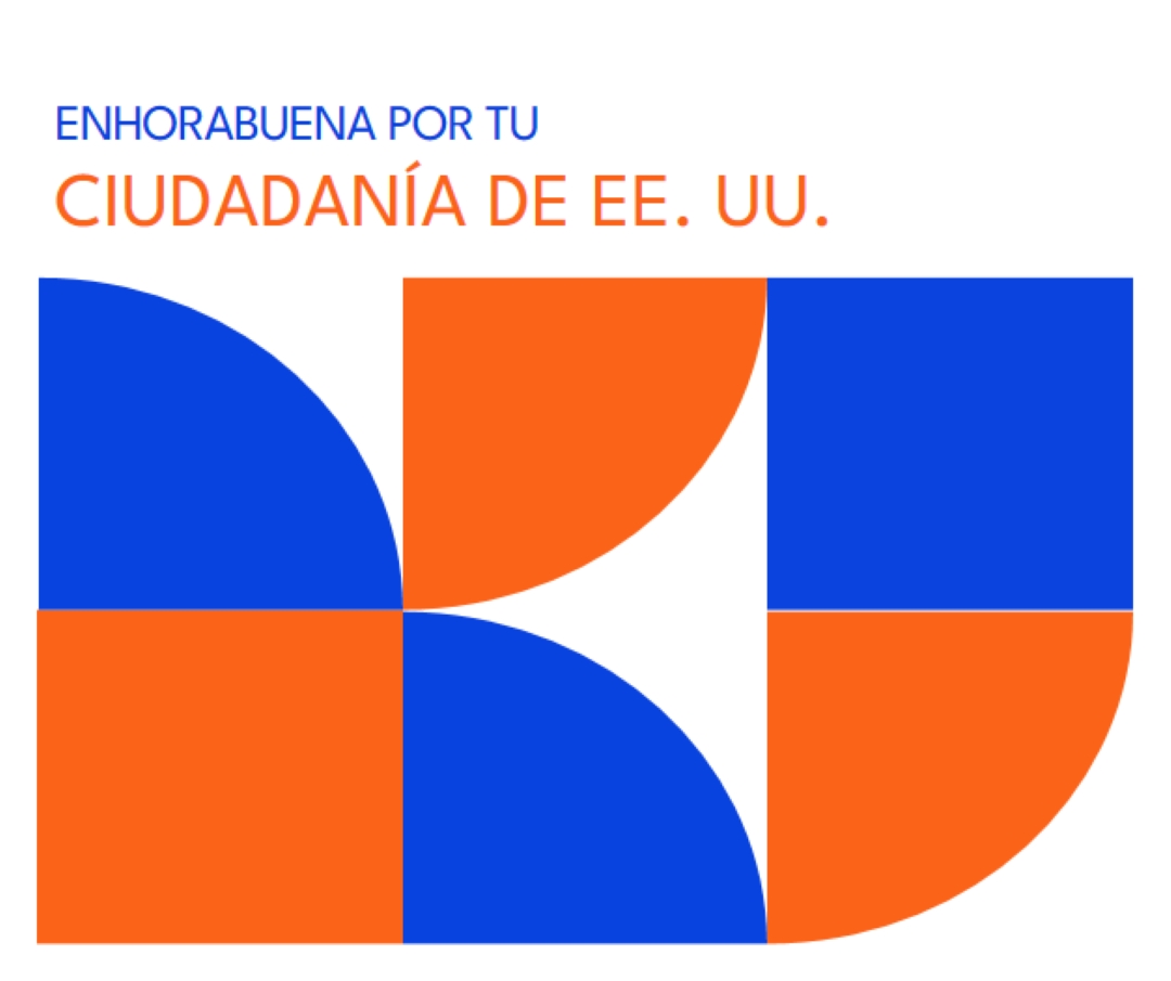 Felicitaciones por ciudadanía red modern-geometric-&-linear