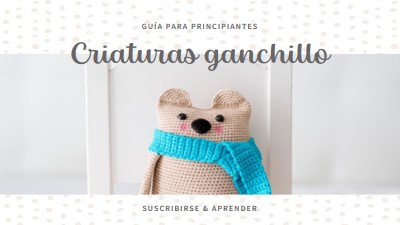 Guía de ganchillo para principiantes white organic-simple