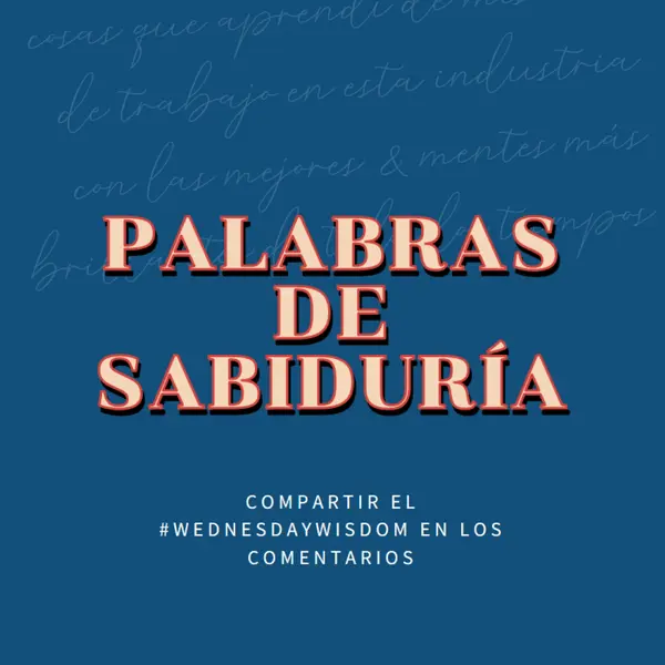 Word a los sabios blue modern-simple