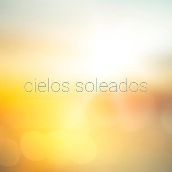 Cielos soleados yellow modern-simple