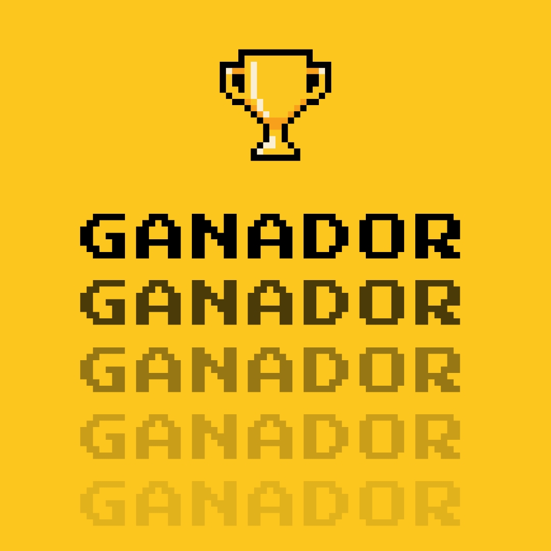 Vida de trofeo yellow vintage-retro