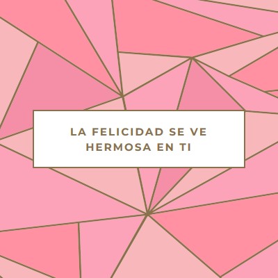 Retornos felices pink modern-simple