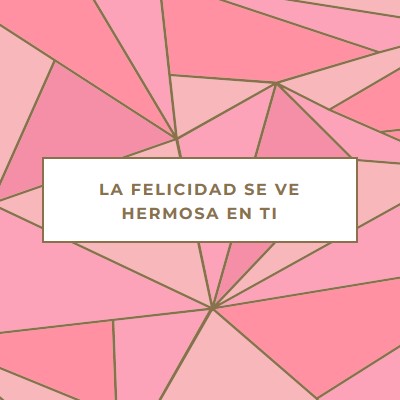 Retornos felices pink modern-simple