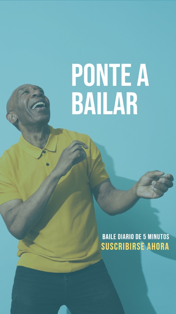 Siente el ritmo blue modern-simple