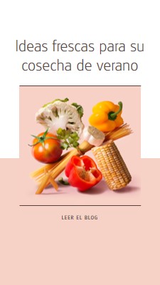 Cosecha de verano pink modern-simple