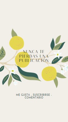 No te pierdas nunca una publicación gray vintage-botanical