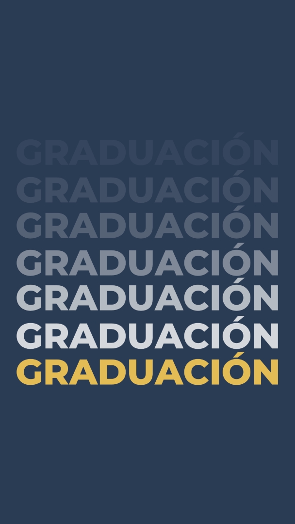 Muchas graduaciones blue modern-bold
