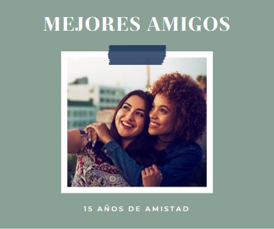 Amigos de hecho green modern-simple