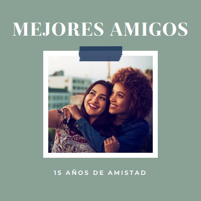 Amigos de hecho green modern-simple