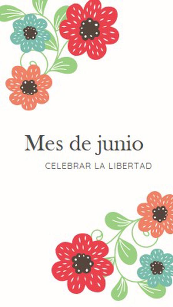 Junio en flor white organic-boho