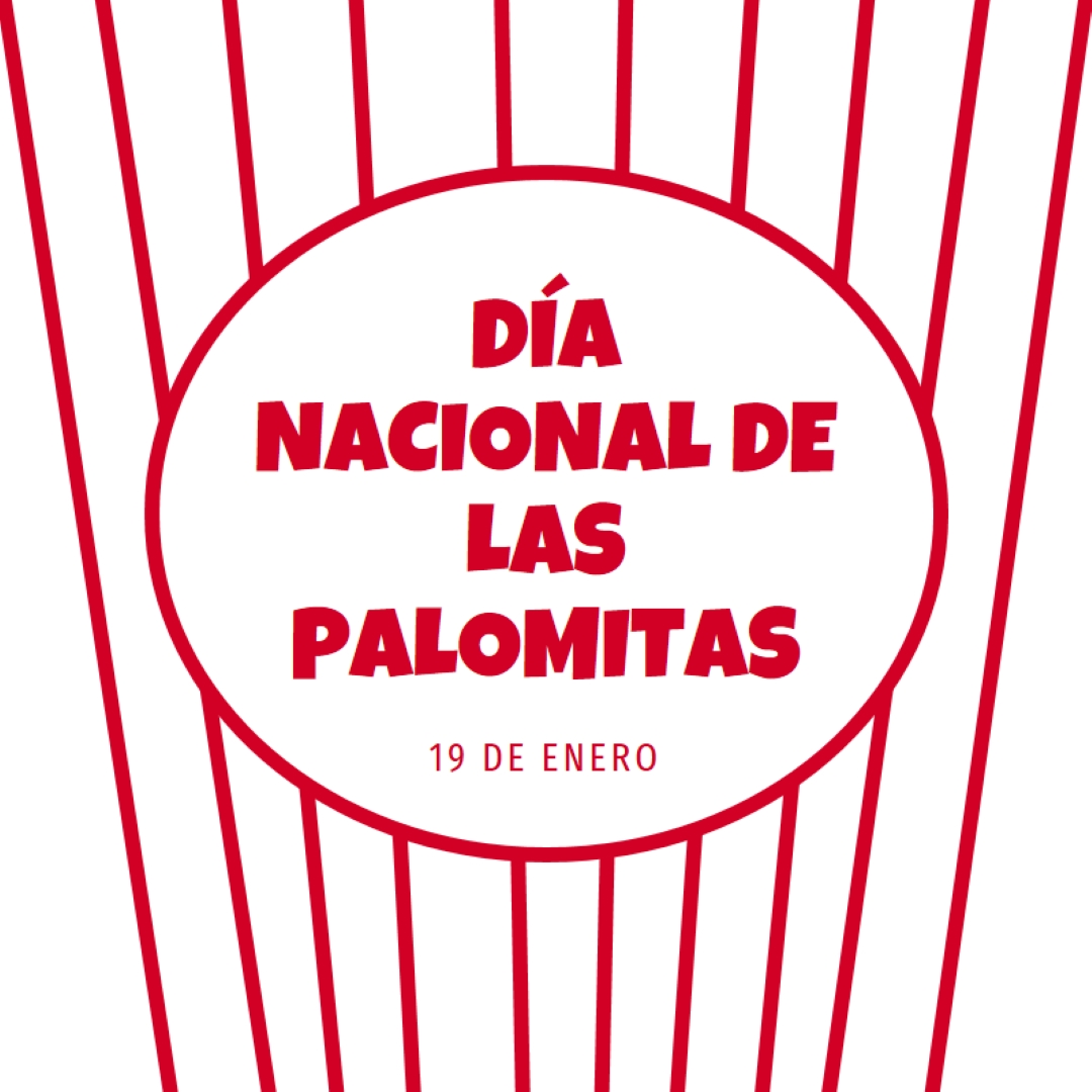 Día Nacional de las Palomitas white whimsical-line
