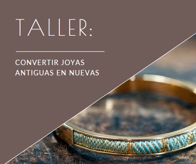 Taller de joyería brown organic-simple