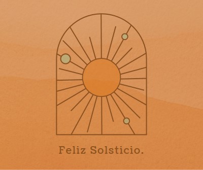 Bueno para el solsticio orange organic-boho