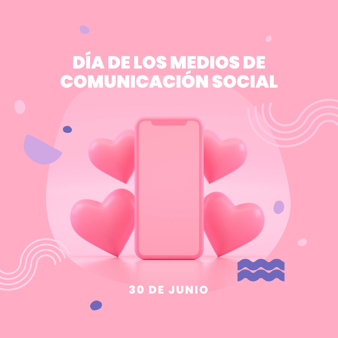 Corazones y seguidores pink modern-bold