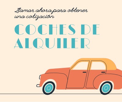 Oferta de coches de alquiler orange whimsical-color-block