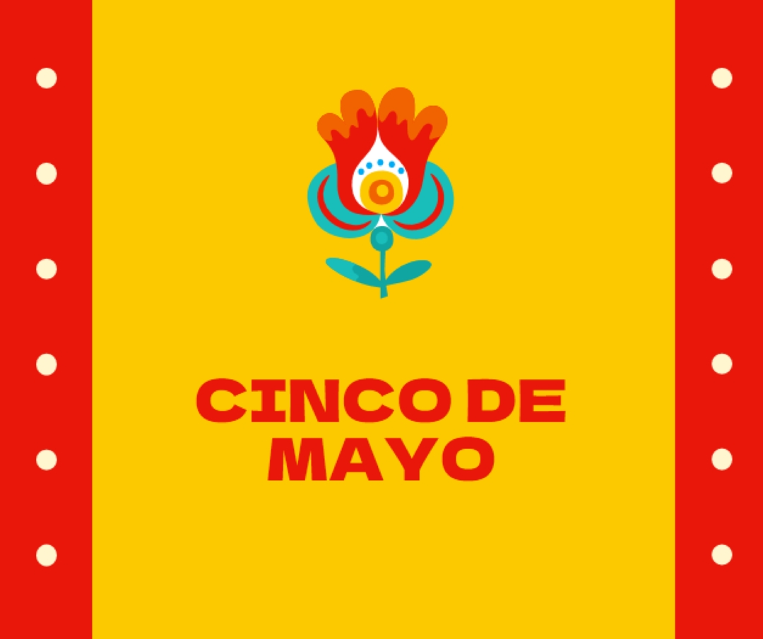 Cinco de Mayo yellow modern-color-block