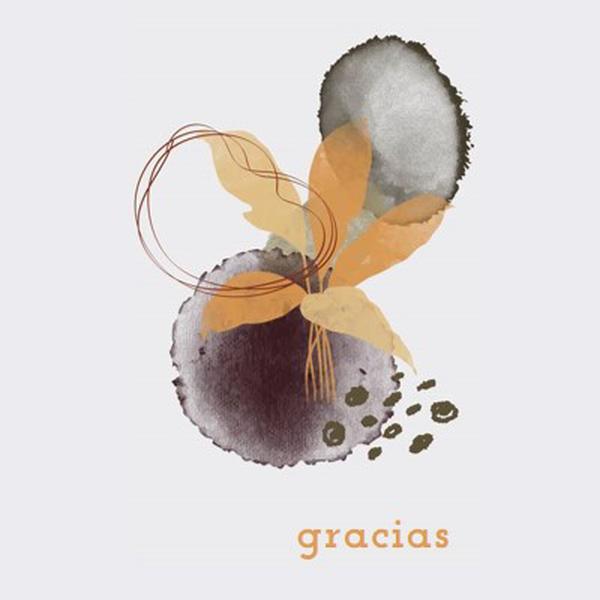 Con gratitud gray organic-simple