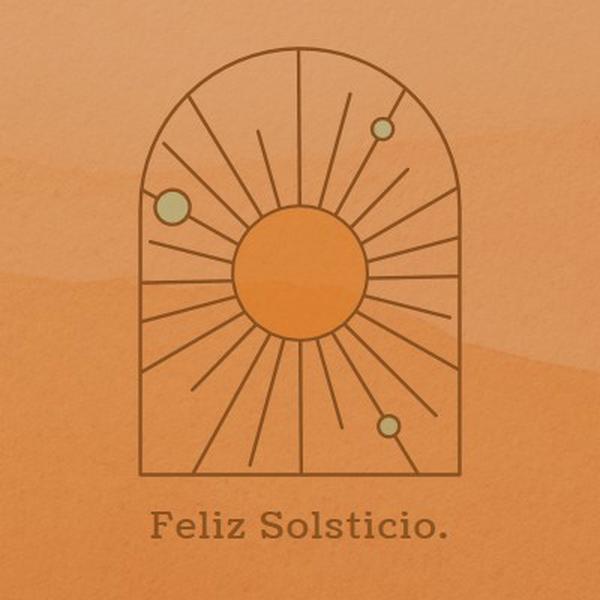 Bueno para el solsticio orange organic-boho