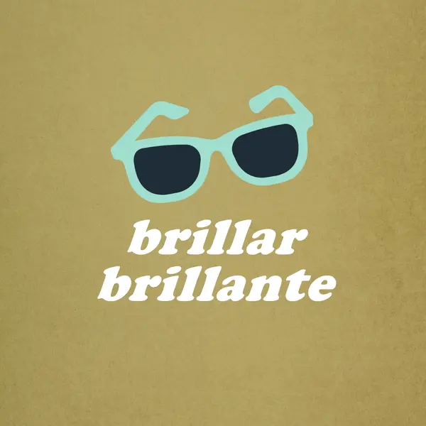 Brilla el sol brillante green vintage-retro