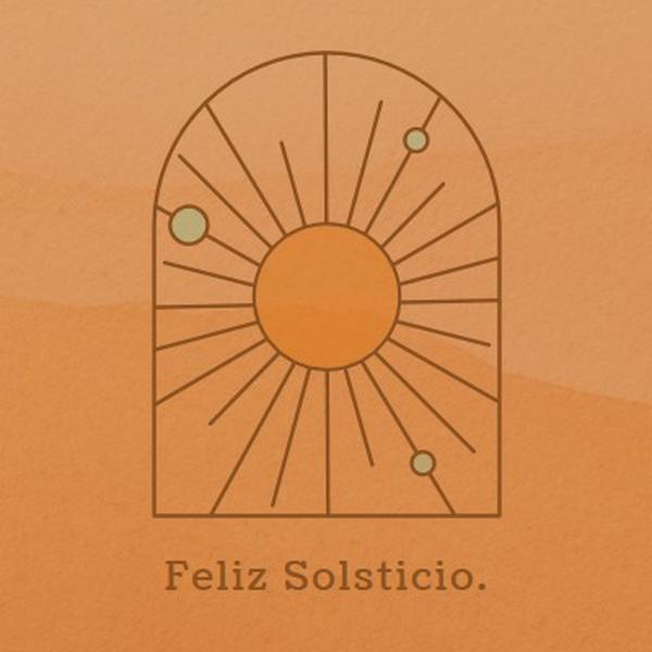 Bueno para el solsticio orange organic-boho