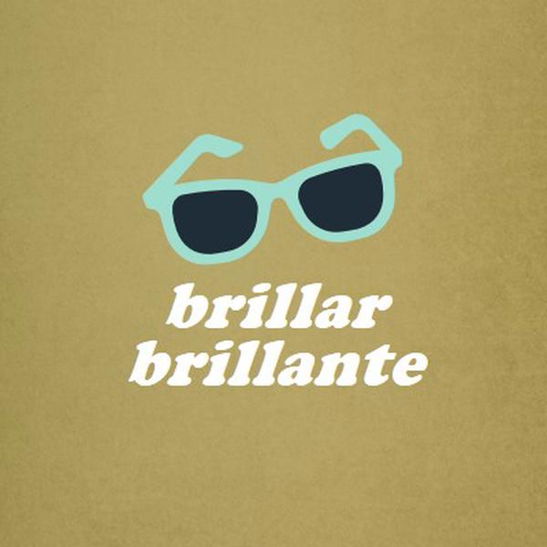 Brilla el sol brillante green vintage-retro