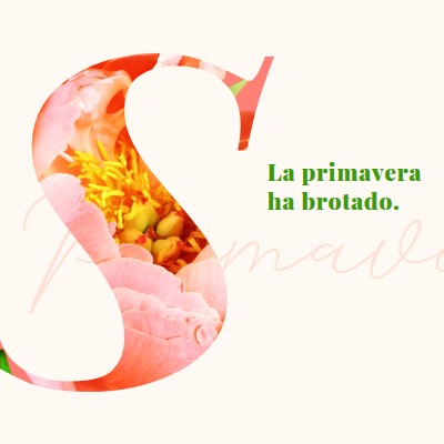 Preadolescentes de primavera pink vintage-botanical